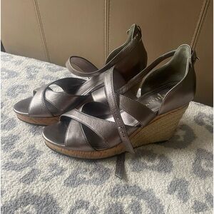 Cole Haan wedge sandals in excellent condition